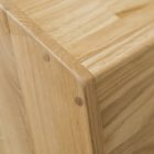 Borealis Massaažitool Lounge puitservade puhas ja täpne viimistlusdetail